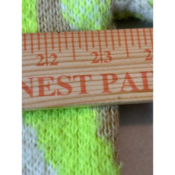 Bershka Neon Wave Pattern Sweater size M-L - Picture 6 of 13